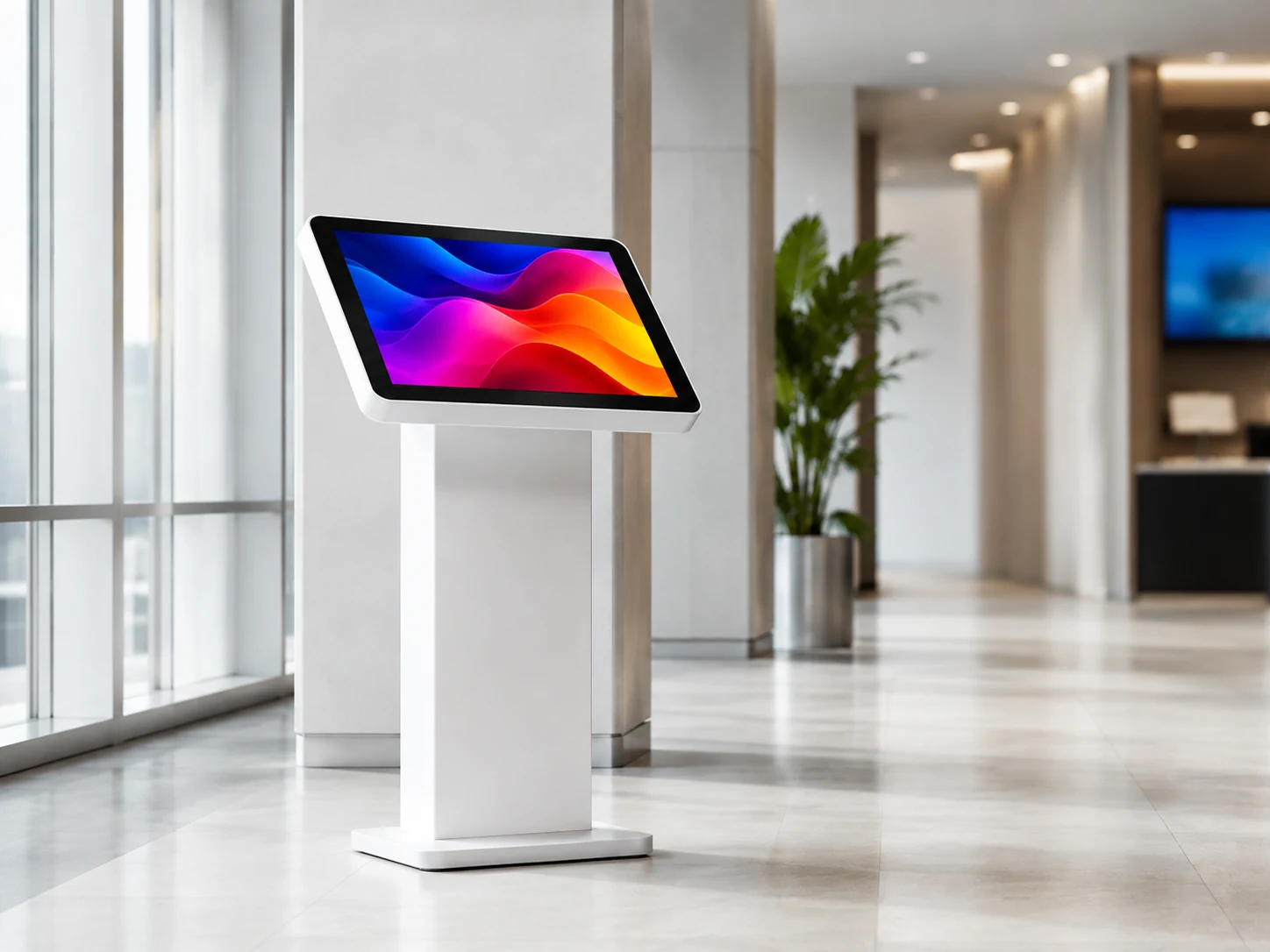 Interactive self-service kiosk
